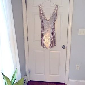 Free People sequin mini dress